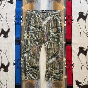 Vintage Y2K Mossy Oak Break Up Infinity Camo Jeans Pants Size 36x28 Outdoor